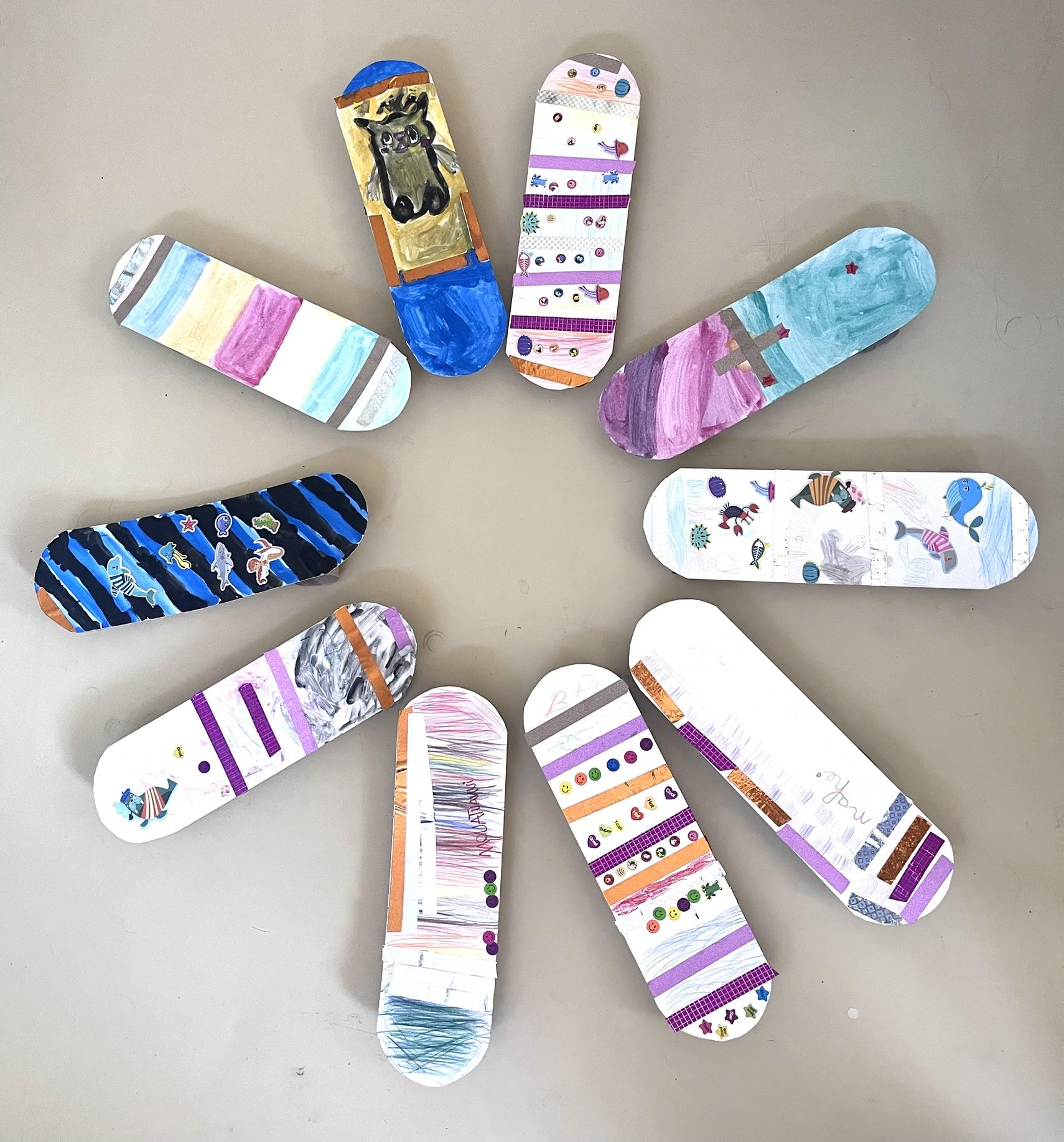 skateboards