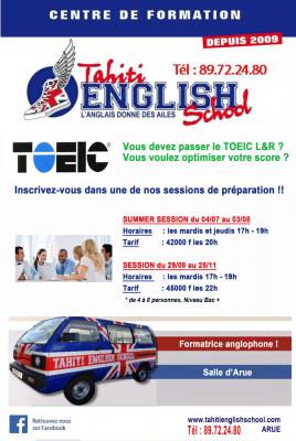 Affiche toeic 2025